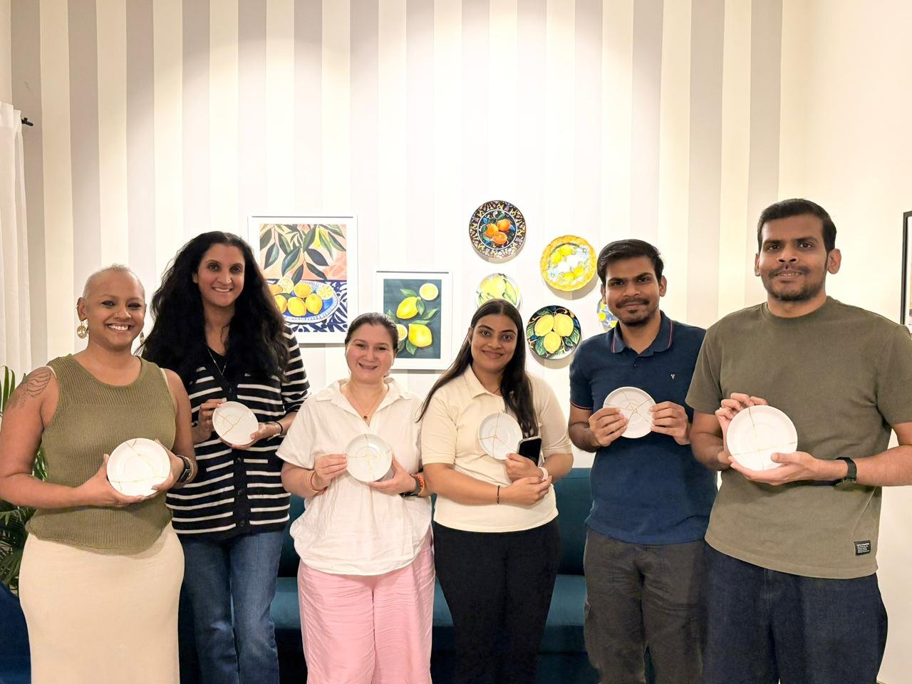 Kintsugi workshop in Bangalore