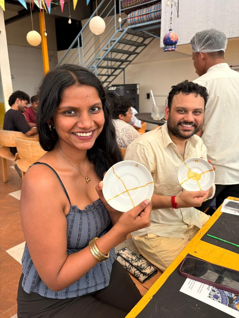 Kintsugi workshop in Bangalore