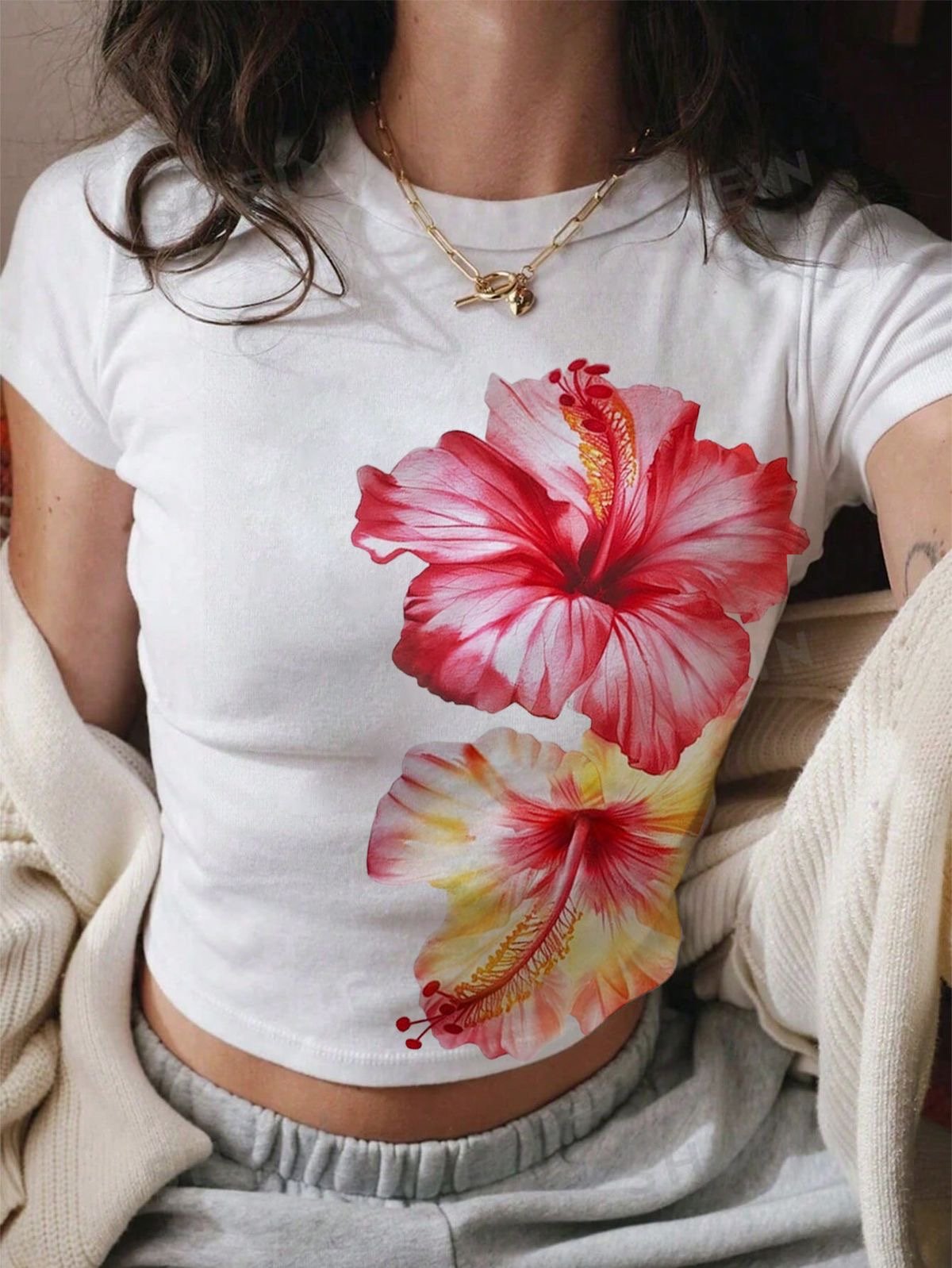 Fabric painting close-up